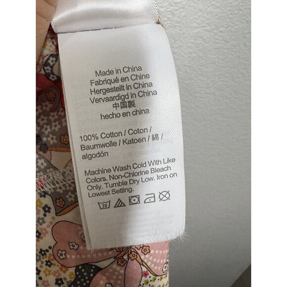 J. Crew Cottage Dress Liberty Mauvey Floral Print Small S Puff Sleeves - Picture 4 of 6